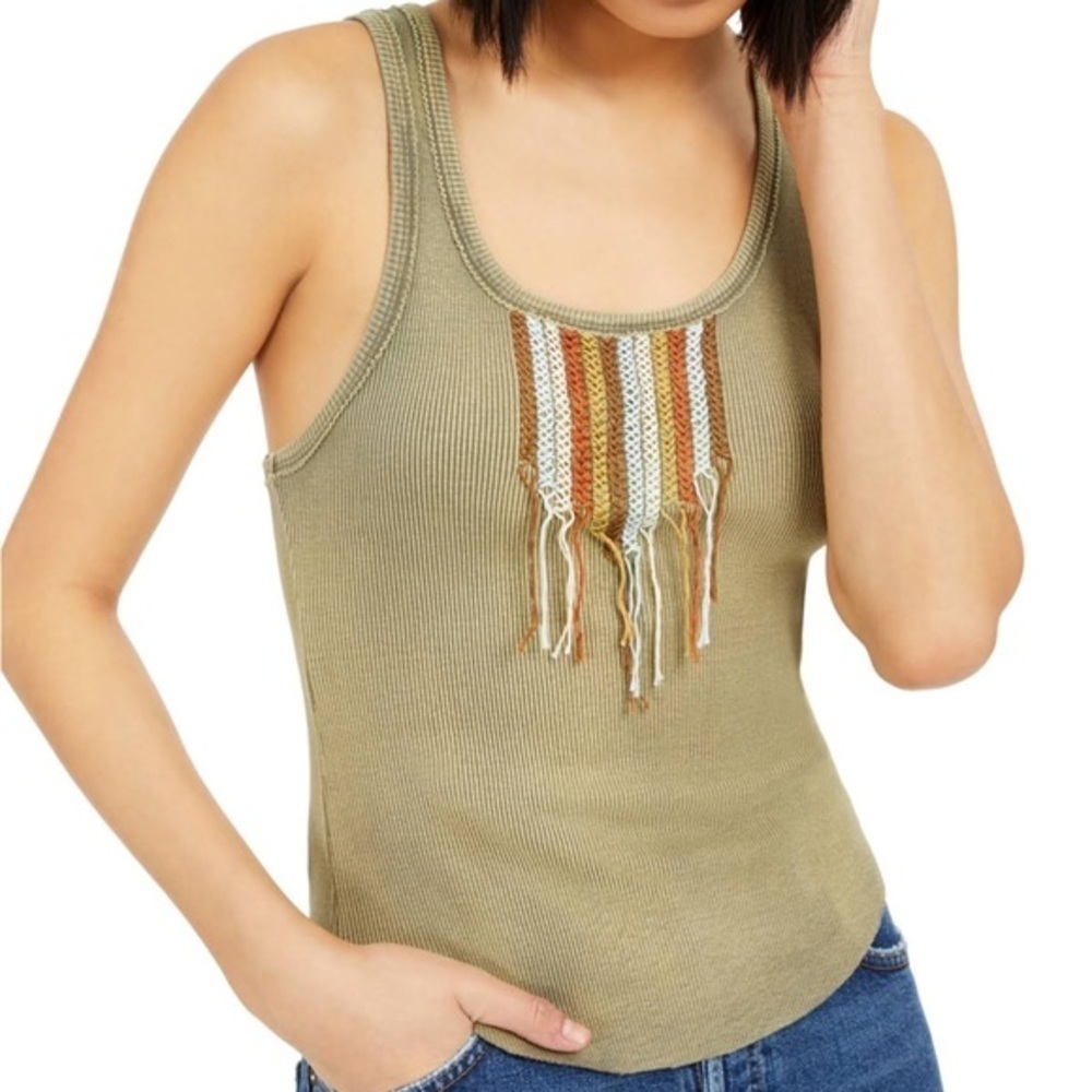 Free People Embroidered Tank - Picture 4 of 10